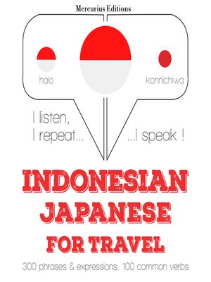 cover image of kata perjalanan dan frase dalam bahasa Jepang